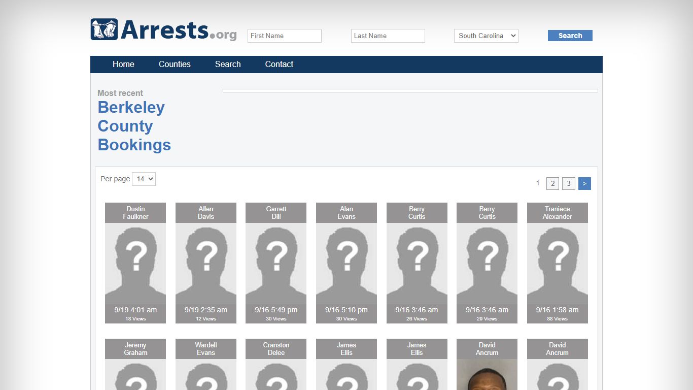 Berkeley County Arrests and Inmate Search
